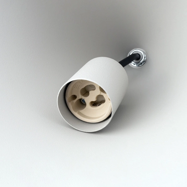 Lampa wisząca ZENITH M SILK GRAY śr. 50cm GU10 ES111 | szary 10872