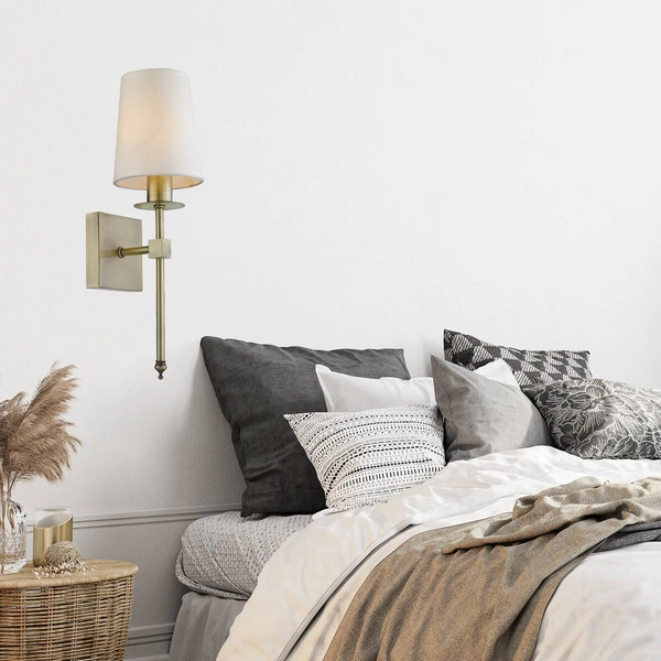 Kinkiet CASOLI, patyna/kremowy, 1x40W E14