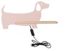 Kinkiet IQ KIDE DOG z półką, 21-01030, różowy, 5W LED, 4000K