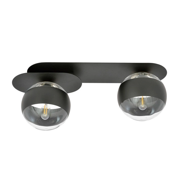 Lampa sufitowa Emibig PLAZA 2 Czarny/STRIPE 1121/2