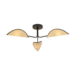Lampa sufitowa Emibig GOMEZ 3 RATTAN 1172/3