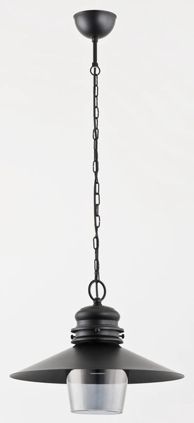 Lampa wisząca ALFA HOLLY CZARNA 1xE27 40cm | 60327