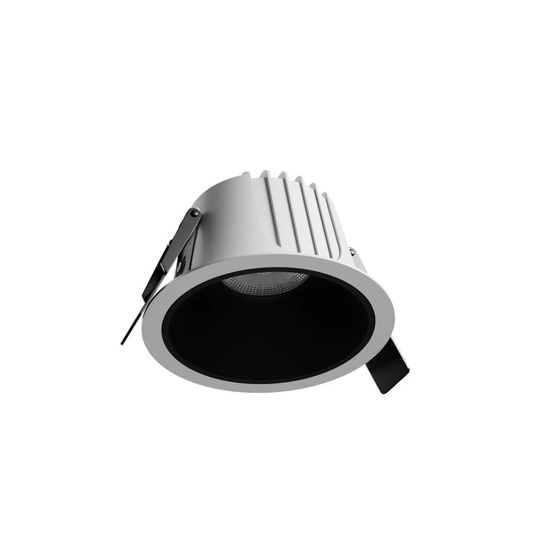 ORBITO DOWNLIGHT 10W WW 230V 40st IP44 Ra90 UGR<19 97X65MM BIAŁY/CZARNY MAT okrągła 5 lat gw
