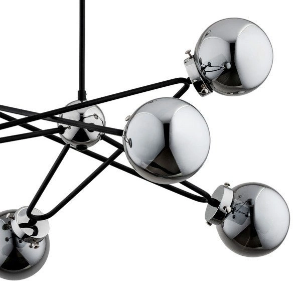 Lampa sufitowa ALFA SAGITO CHROM 6xE14 60cm | 25616