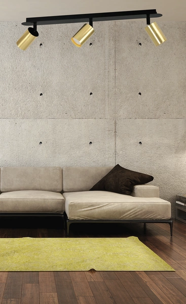 Lampa sufitowa Emibig ZEN 3 Czarny 622/3