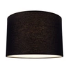 Abażur Cylinder E27 H30 Czarny Tkanina A0416