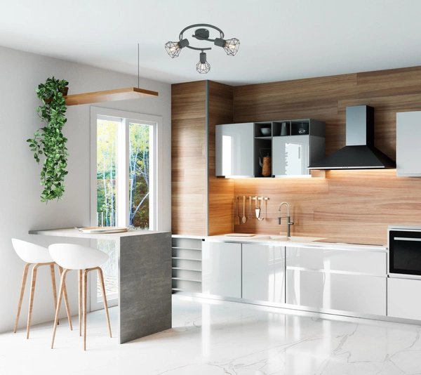 Lampa sufitowa VERVE spirala 98-60990 matowy szary 3xE14