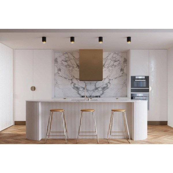 Plafon NESI SL.0982 czarny 1xGU10