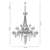 Lampa wisząca kryształowa QUEEN 35pkt 9140352