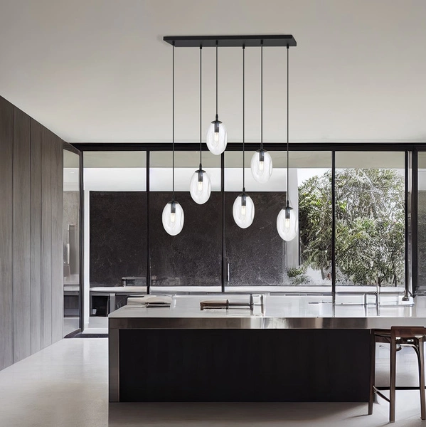 Lampa sufitowa Emibig ASTRAL 6 BL TRANSPARENT 1265/6