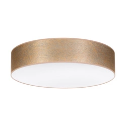 Lampa sufitowa Nevoa 4xE27 maks. 25W Biały metal/złoty klosz z tkaniny 47945802