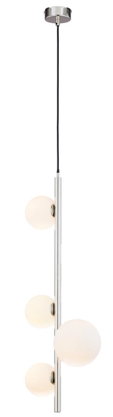 Nowoczesna Lampa wisząca TAIDA wys. 130cm 4xG9 14W IP20 | Nikiel