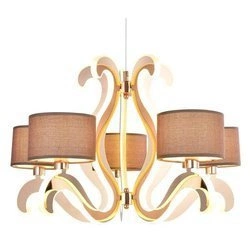 AMBROSIA 3 LAMPA WISZĄCA 5X40W E14 + 43,4W LED MIEDZIANY