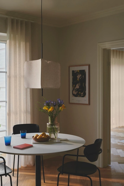 Lampa wisząca TINTO E27 Tekstylia | Czarny