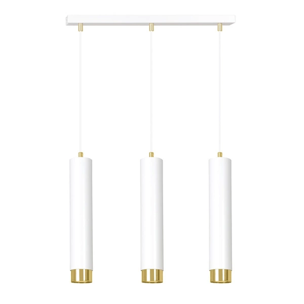 Lampa wisząca Emibig KIBO 3 WH/GOLD 642/3
