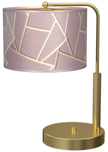 Lampka nocna ZIGGY PINK Gold/Pink 1xE27