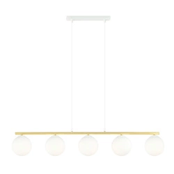Lampa sufitowa Emibig ALLORA 5 WH OPAL 1255/5