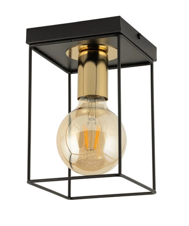 Lampa Sigma VOX 1 Plafon czarny/złoty 40702