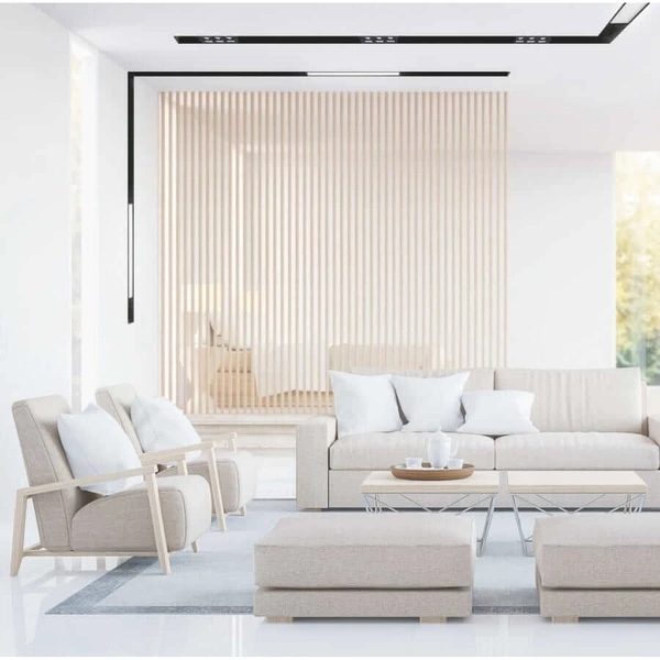 Reflektor STAR 1 do szyny MAGNETIC, LIGHT PRESTIGE, czarny, 1x1W LED, barwa ciepła 3000K