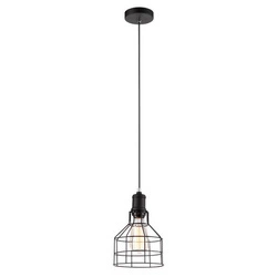 Lampa wisząca SYNTHIA śr. 16cm E27 | czarny