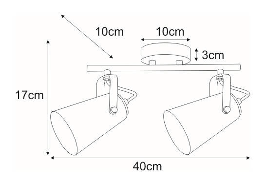 Reflektor / spot K-8119 z serii NESTA