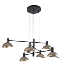 Lampa Sigma ARTIS 6 zwis czarny/złoty 40569