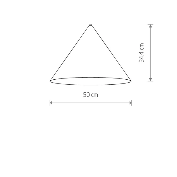 Klosz CAMELEON ZENITH L wys.34.4 szer.50cm | Terracotta 11501