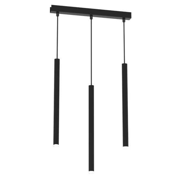 Lampa wisząca MONZA, MLP8840, czarna, 3x8W G9