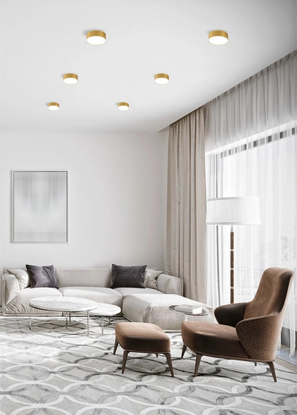 WM-TD8880-M-3K-G SOLARI LAMPA SUFITOWA ZŁOTA/GOLD