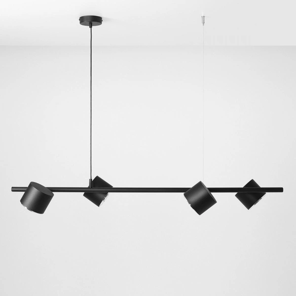 Aldex Lampa wisząca BOT 4,1047L, czarna, 4x35W GU10