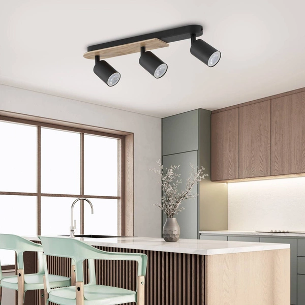 COVER WOOD LAMPA SUFITOWA 3 PŁ 4675