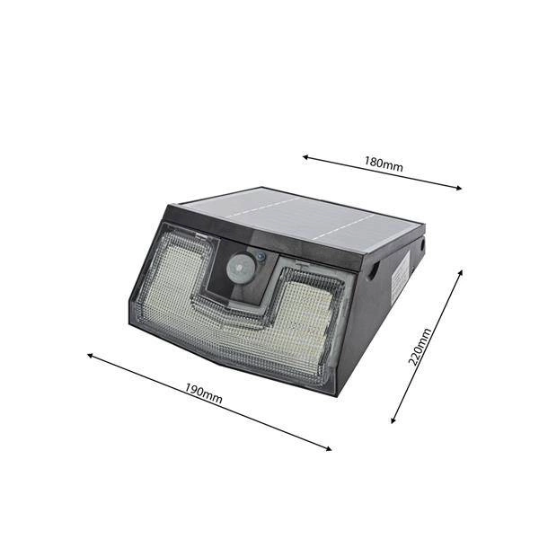 Lampa Solarna Transformer 7W barwa neutralna 4000K z czujnikiem ruchowo zmierzchowym EKO1991