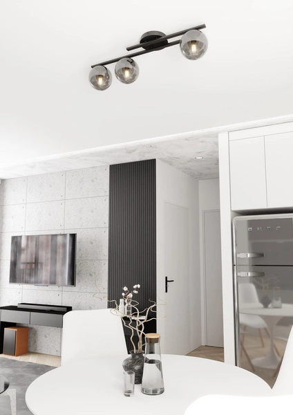 Lampa wisząca Emibig KAIRO 3 BL GRAFIT 1447/3