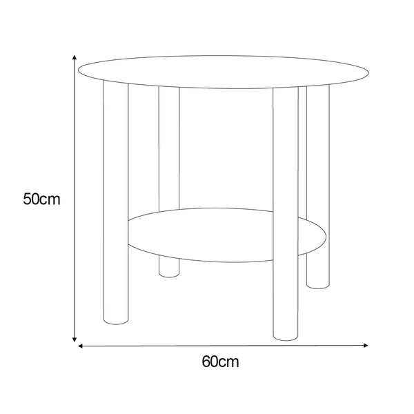 Meble dekoracyjne KS-09 STOLIK z serii KAJA HOME