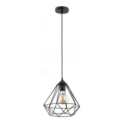Lampa wisząca ALFA KOSMOS CZARNA 1xE27 27cm | 60971