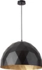 Lampa wisząca DIAMENT czarno - złota 50cm