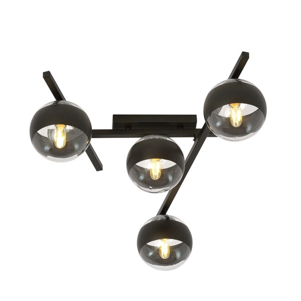 Lampa sufitowa Emibig SMART 4 Czarny/STRIPE 1105/4