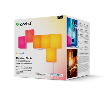 Nanoleaf Blocks Squares Smarter Kit - panele świetlne (6 paneli, 1 kontroler)