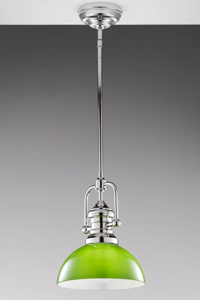 Klasyczna Lampa wisząca PLATINO wys. 166cm 1xE27 15W IP20 | nikiel błyszczący