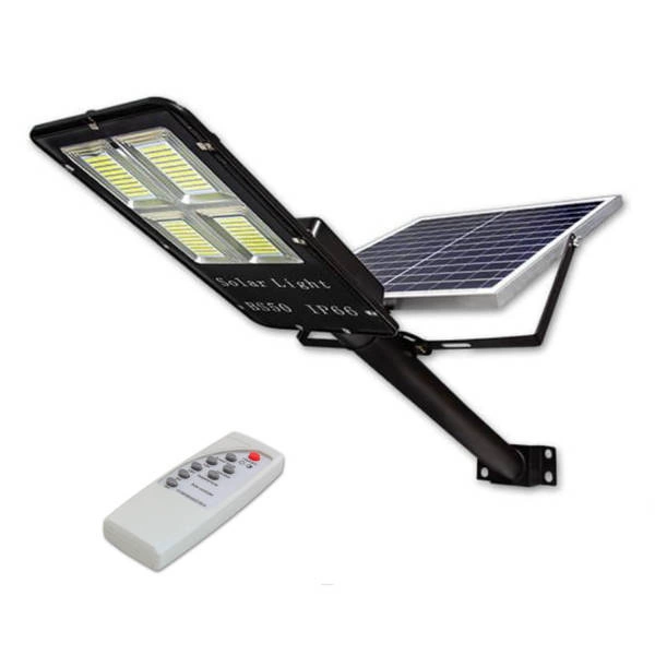 Oprawa uliczna czujnik SOLARNA LED 150W IP65 6000K barwa zimna| czarny
