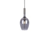 Lampa wisząca LUGANO, czarny/chrom/dymiony, 1x40W E14, ML8813
