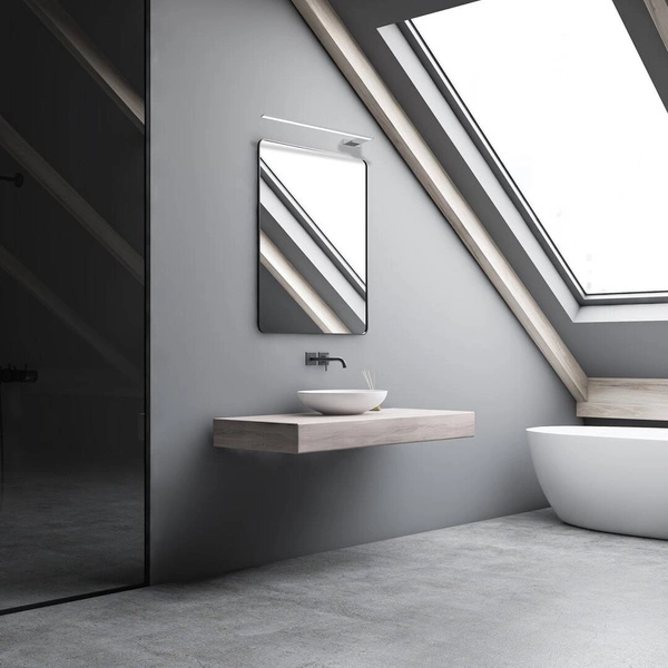 Kinkiet chrom SHINE prawy 45cm RH