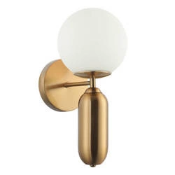 Kinkiet ALDEVA wys. 34 cm E27 | brąz antyczny