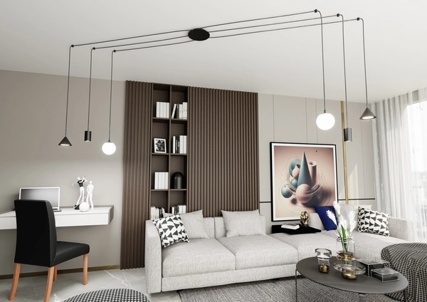 Lampa wisząca Emibig FUJI 6 Czarny 1349/6