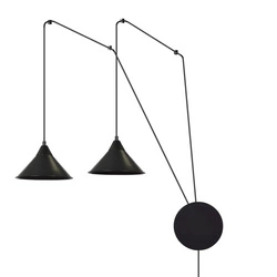 Lampa wisząca Emibig ABRAMO 2 Czarny 160/2