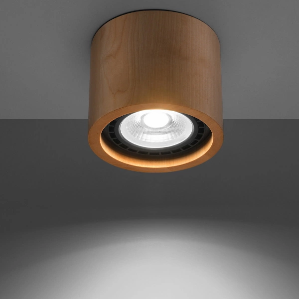 Plafon BASIC 1 naturalne drewno SL.0913