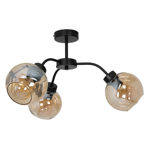 Lampa sufitowa SOFIA AMBER 3xE27
