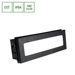 ENCANTA 6W CCT 230V IP54 230x84x52MM CZARNY PODTYNKOWA ELEWACYJNA