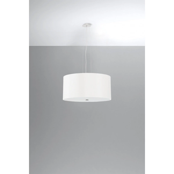 Nowoczesna lampa wisząca OTTO SL.0743 50cm biała 5xE27