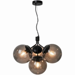 Lampa wisząca IVONA E27 28W Szkło | Czarny